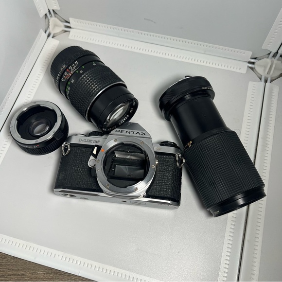 Pentax ME Super 35mm SLR Film Camera with 50 mm lens Kit - Picture 1 of 15